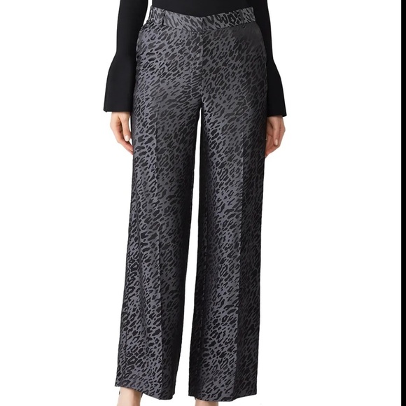 Equipment Pants - NWOT Equipment Femme Chic Animal Print Wide-Leg Trousers